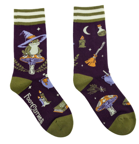 Foot Clothes Crew Socks Archtoad of Hatville