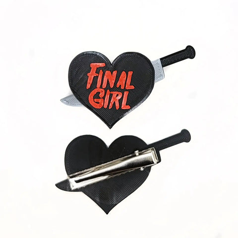 Printy Vibes Final Girl Hair Clip