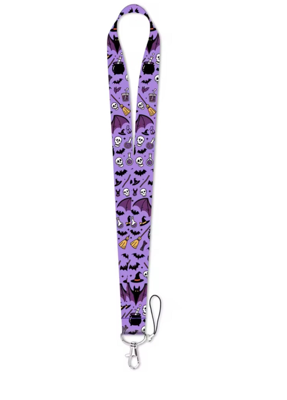 Spooky Purple Lanyard