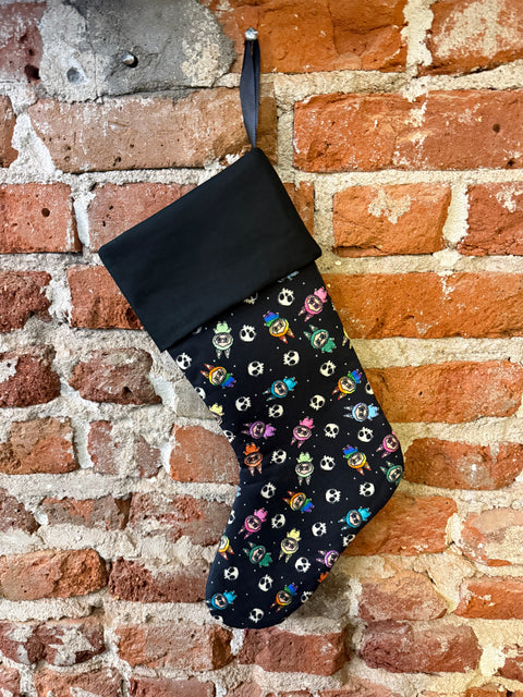 The Stitch Bitch Spooky Labubu Stocking