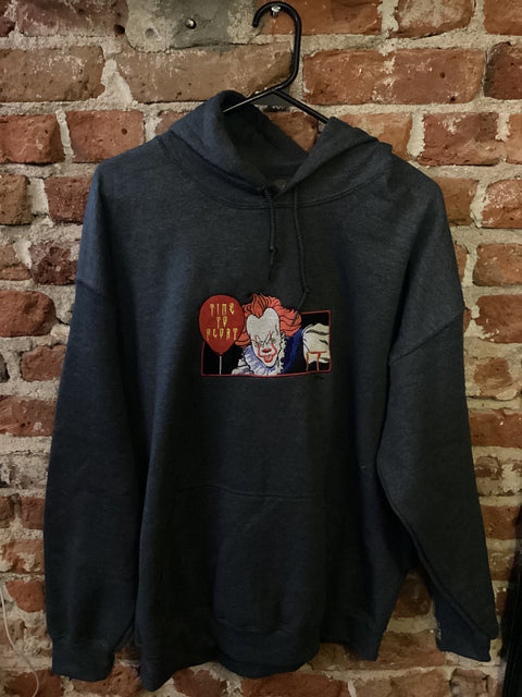 StitchnStabs Embroidered Pennywise Hoodie