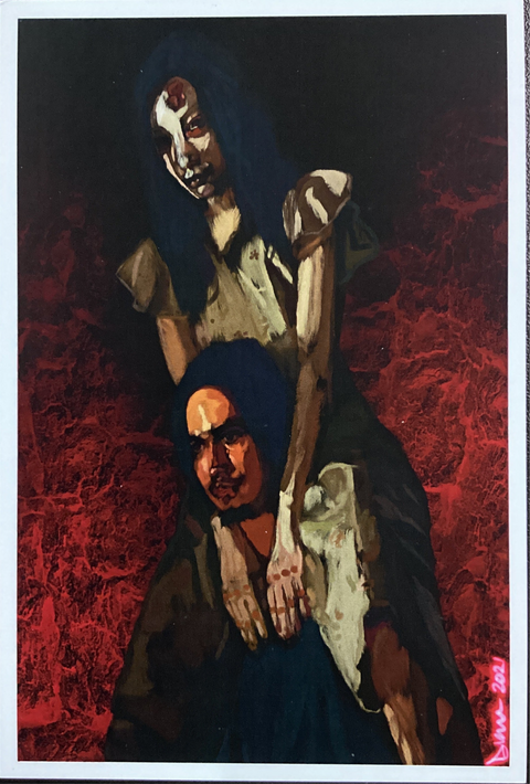 Horrifying Hot Sauce Shutter Print