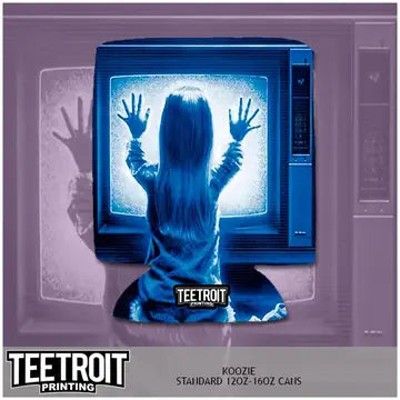 Teetroit Poltergeist Horror Koozies