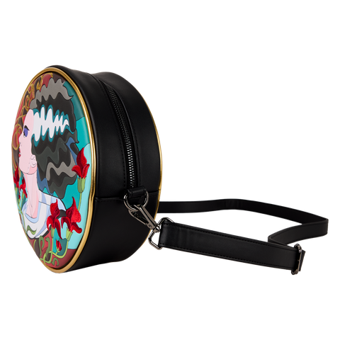 Universal Monsters x Loungefly The Bride Of Frankenstein Stained Glass Crossbody Bag