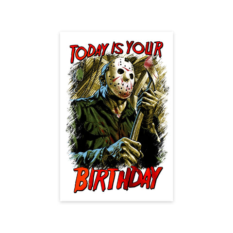 Friday the 13th Birthday Card