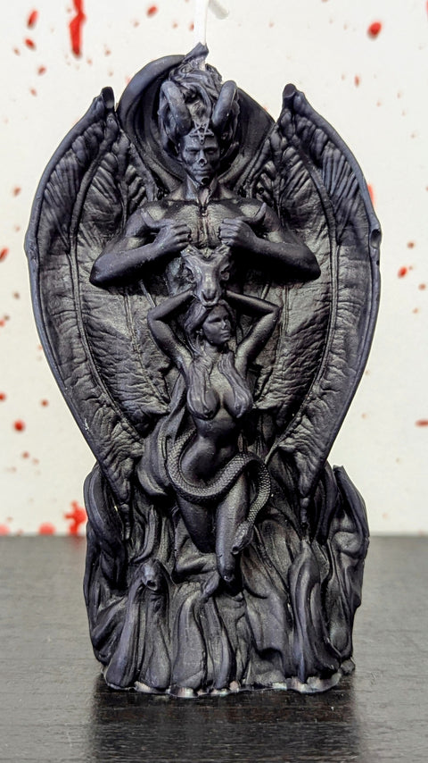 Vela moldeada Lilith de Susan Schomig's Creations