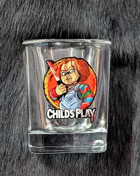 Teetroit Chucky Horror Shot Glasses