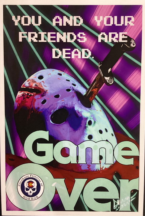 Horrifying Hot Sauce Friday the 13th Mask Print