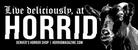 Horrid Shop Large Bumper Sticker Black Phillip