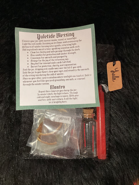 Nightcrawler Yule Blessings Spell Kit