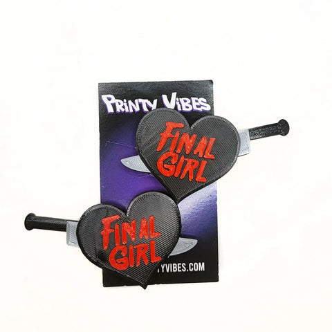 Printy Vibes Final Girl Hair Clip