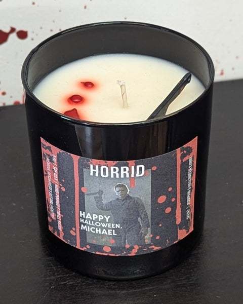 HORRID Horror Candles Happy Halloween Michael