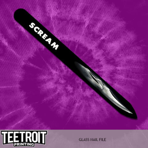 Teetroit Scream Glass Nail File