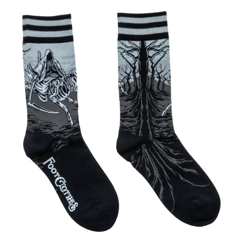 Foot Clothes Crew Socks Death on a Pale Horse