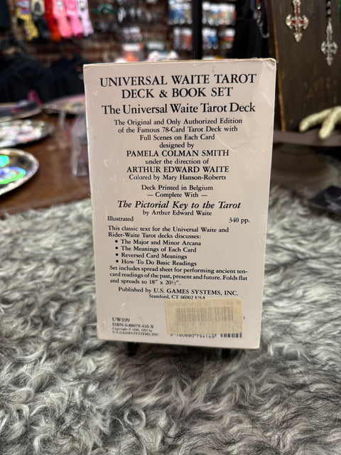 Universal Waite Tarot Deck & Book Set Vintage 1992