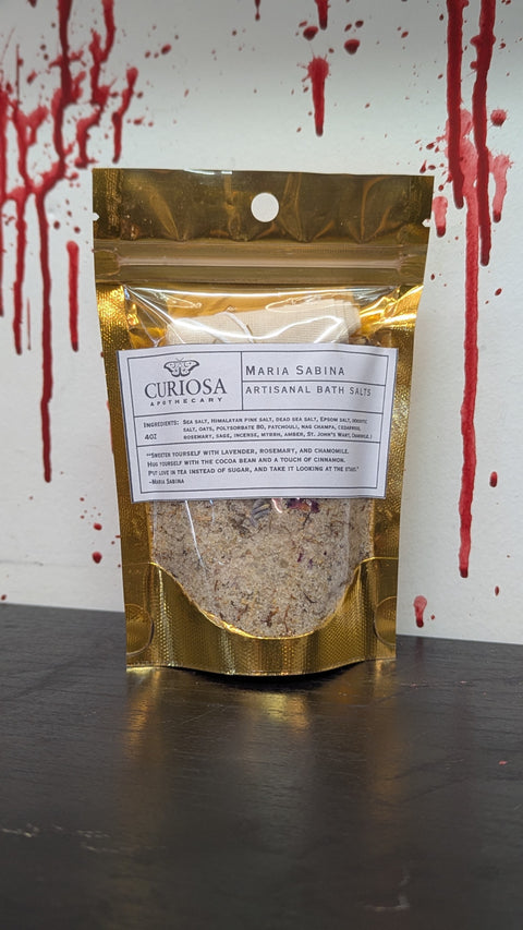 Curiosa Apothecary Maria Sabina Artisanal Bath Soak