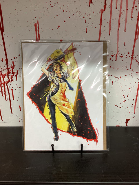 Nancran Texas Chainsaw Massacre Art Print