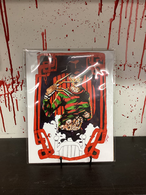 Nancran Nightmare on Elm Street Art Print