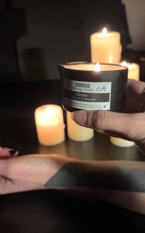HORRID Chucky Massage Candle