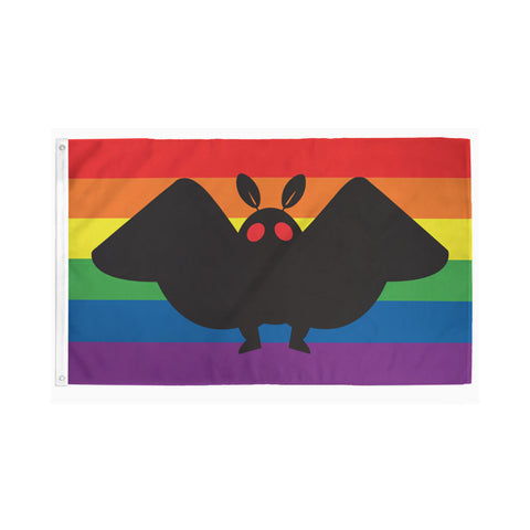 Flags for Good Mothman Pride Sticker