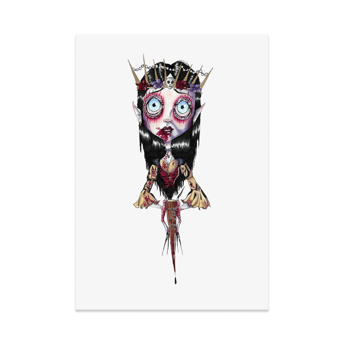 Violet Art Hunted Hunter Print