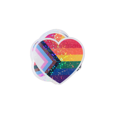Radical Buttons Pride Heart Sticker
