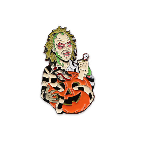 Beetlejuice Pumpkin Pin