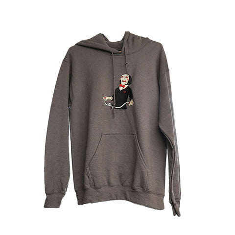 StitchnStabs Embroidered Saw Hoodie