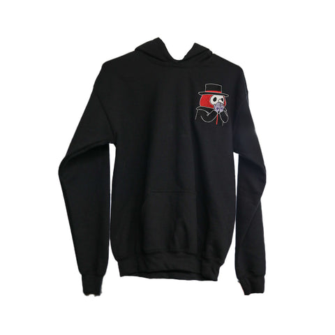 StitchnStabs Embroidered Plague Doctor Hoodie