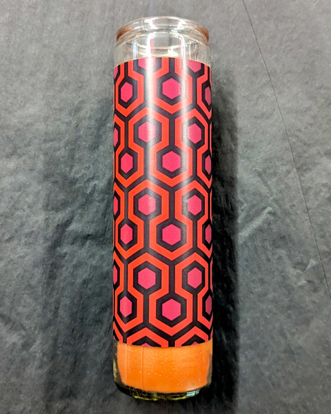 Screenmonsters Shining Carpet Pattern Prayer Candle