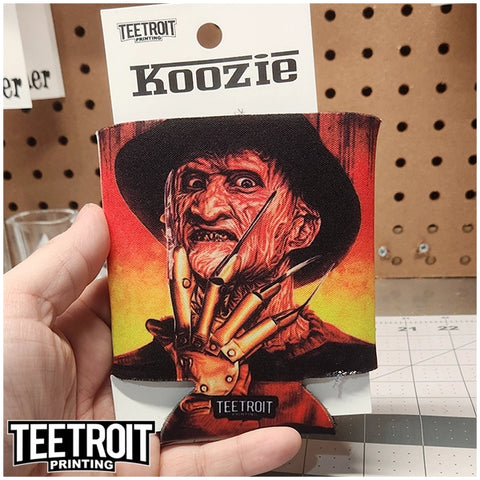 Teetroit Freddy Kruger Horror Koozies