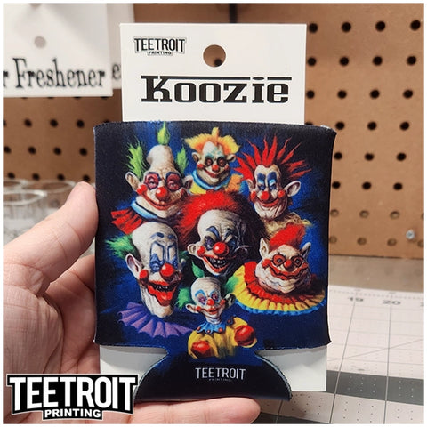 Teetroit Killer Klowns from Outerspace Horror Koozies