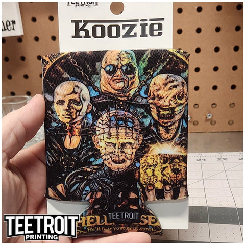 Teetroit Hellraiser Horror Koozies