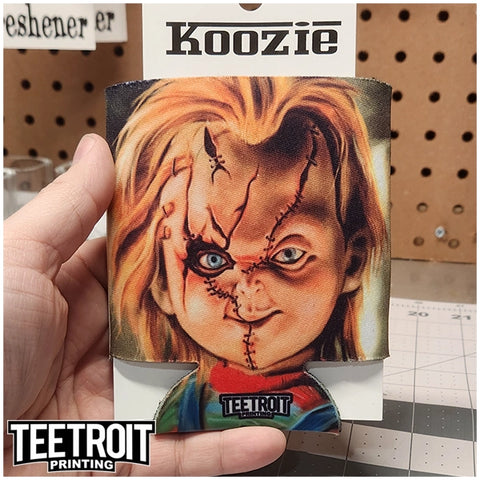 Teetroit Chucky Horror Koozies