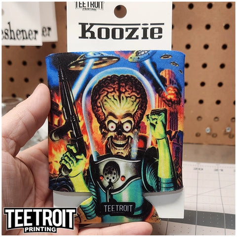 Teetroit Mars Attacks Horror Koozies