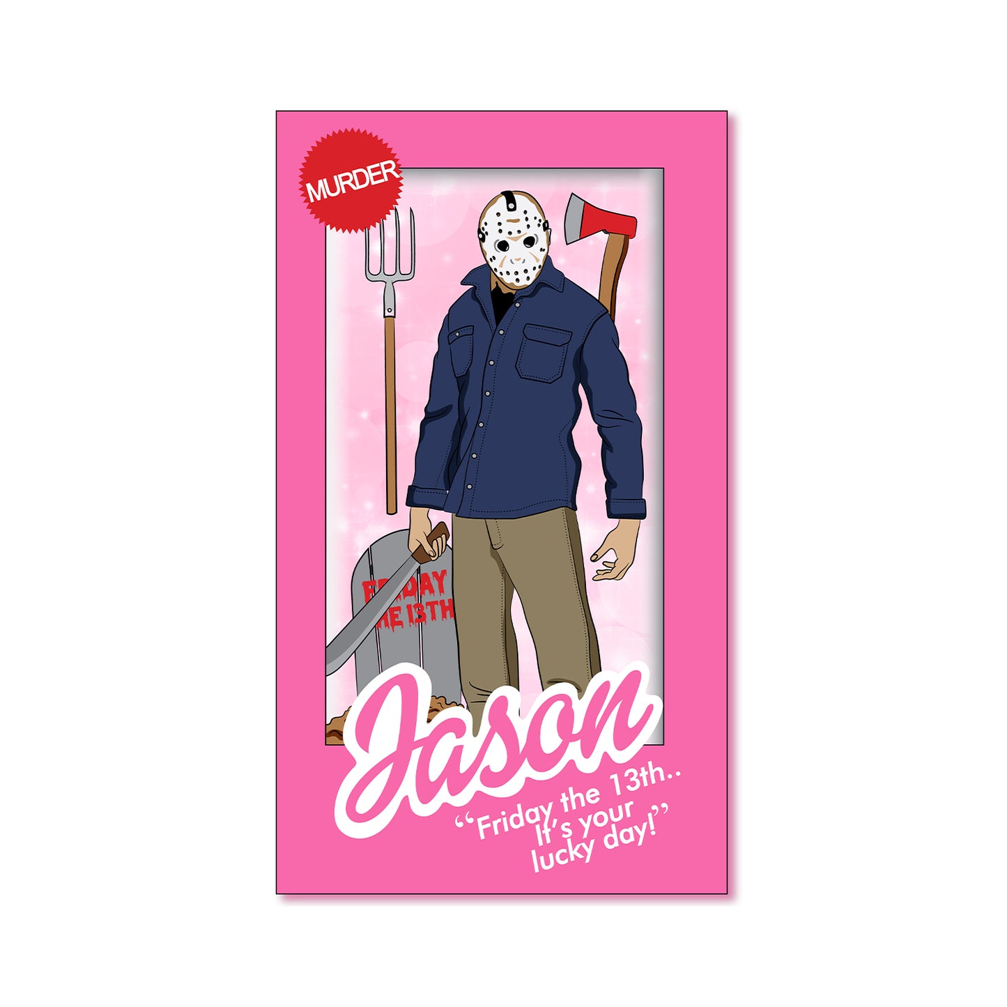 Lámina de Terror Muñecos Asesinos Jason Voorhees