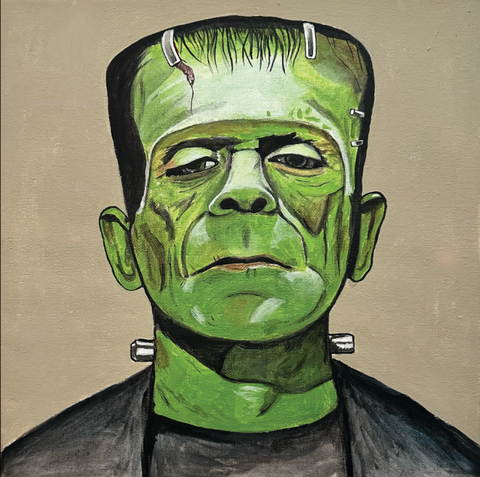 Wierdly You Frankenstein Horror Stickers