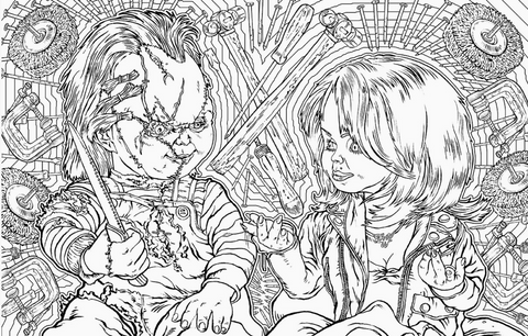 Chucky The Official Coloring Book