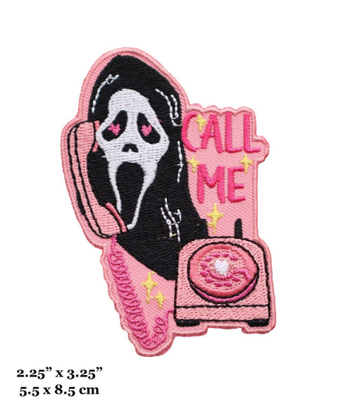 Horror Patch Call Me Ghostface