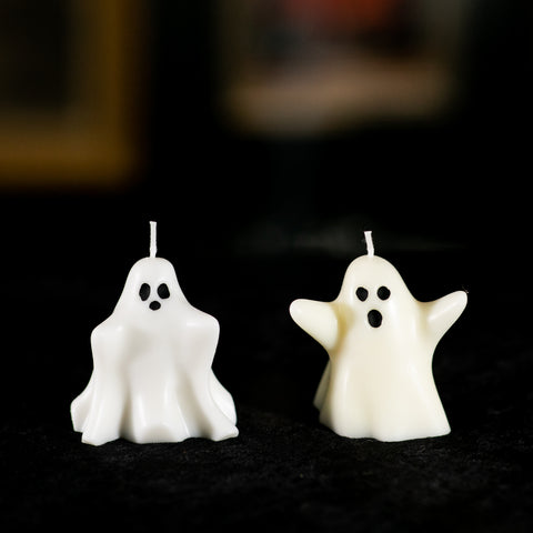 Spooky Ghost Molded Candle