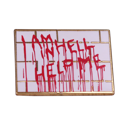 Horror Pin I Am in Hell Hellraiser 2