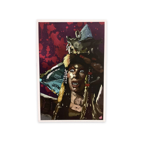 Horrifying Hot Sauce Buffet Sheetar Print