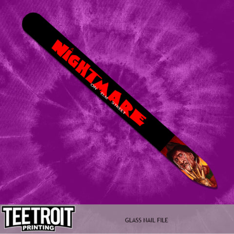 Teetroit Nightmare on Elm Street Glass Nail File