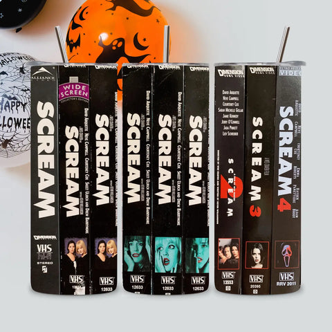 Graveyard Offerings Scream VHS Tumbler