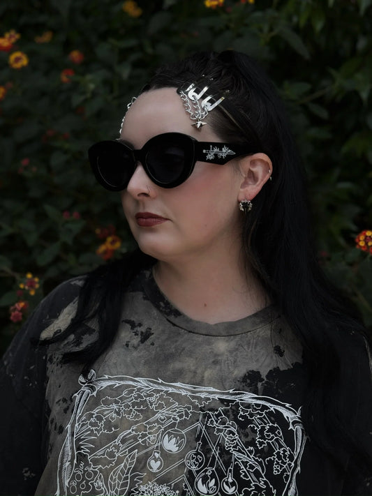 The Pretty Cult Steel Kiss Sunglasses