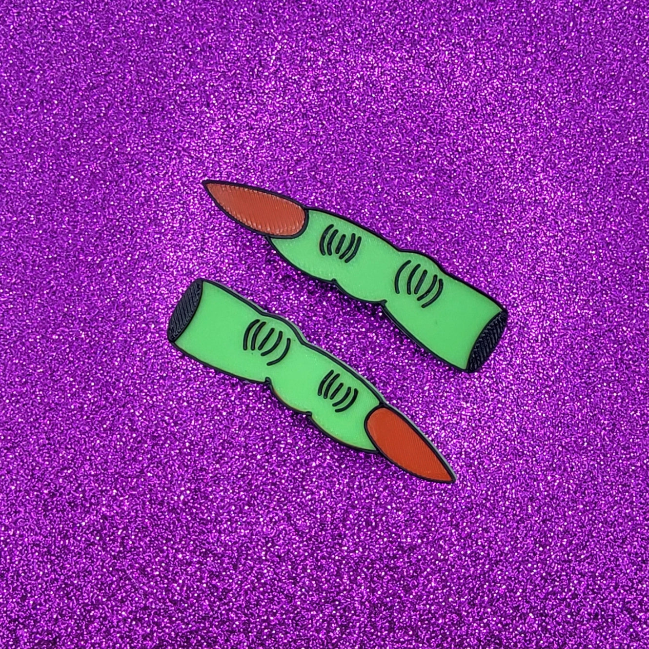 Printy Vibes Retro Halloween Witch Finger Hair Clip