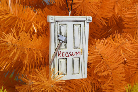 Horror Holiday Ornament Redrum Shining Door