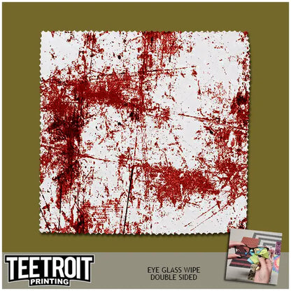 Teetroit Blood Splatter Eyeglass Wipe