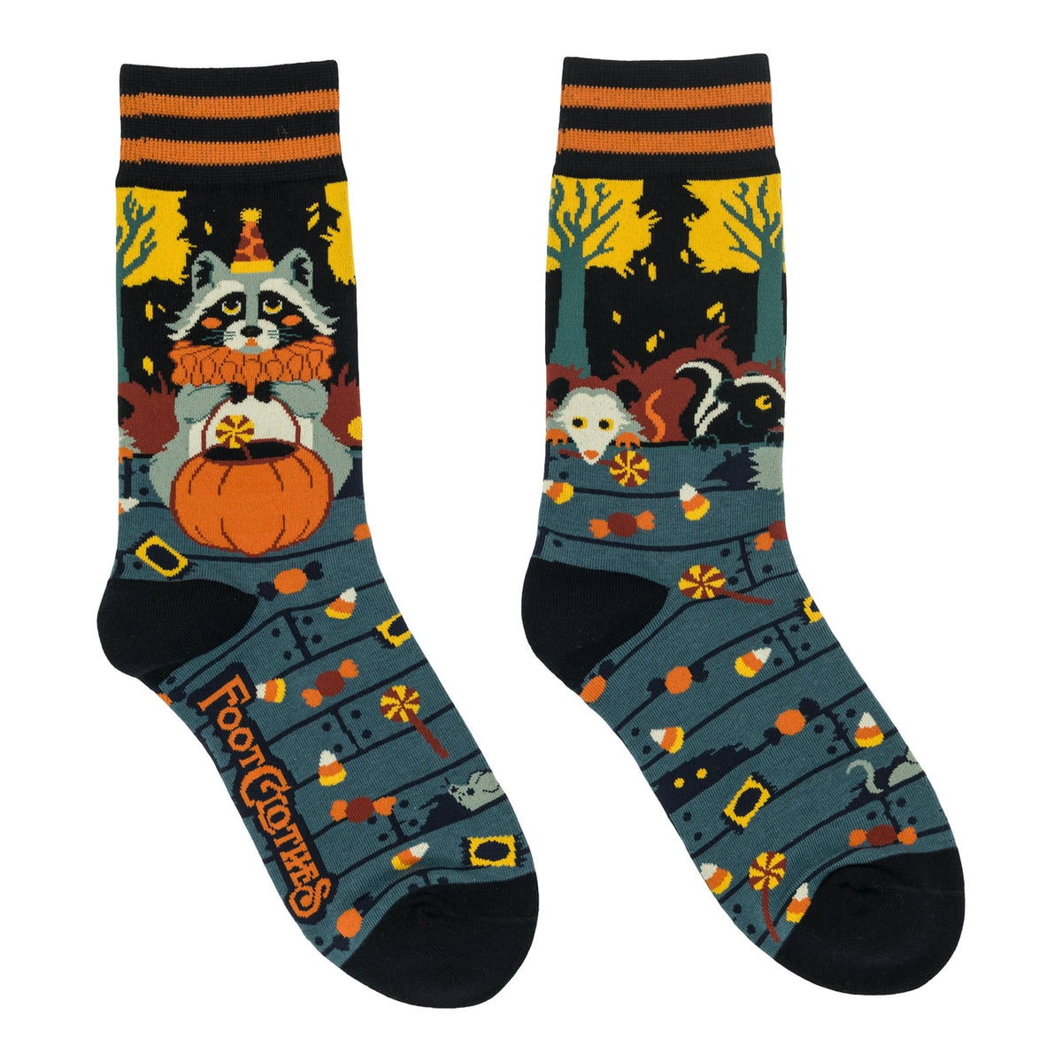 Foot Clothes Trash or Treat Crew Socks