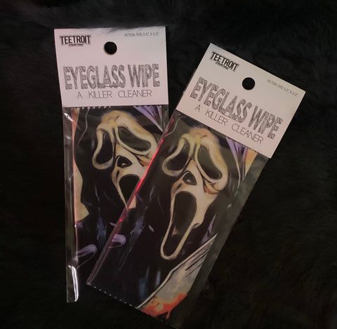 Teetroit Ghostface Eyeglass Wipe